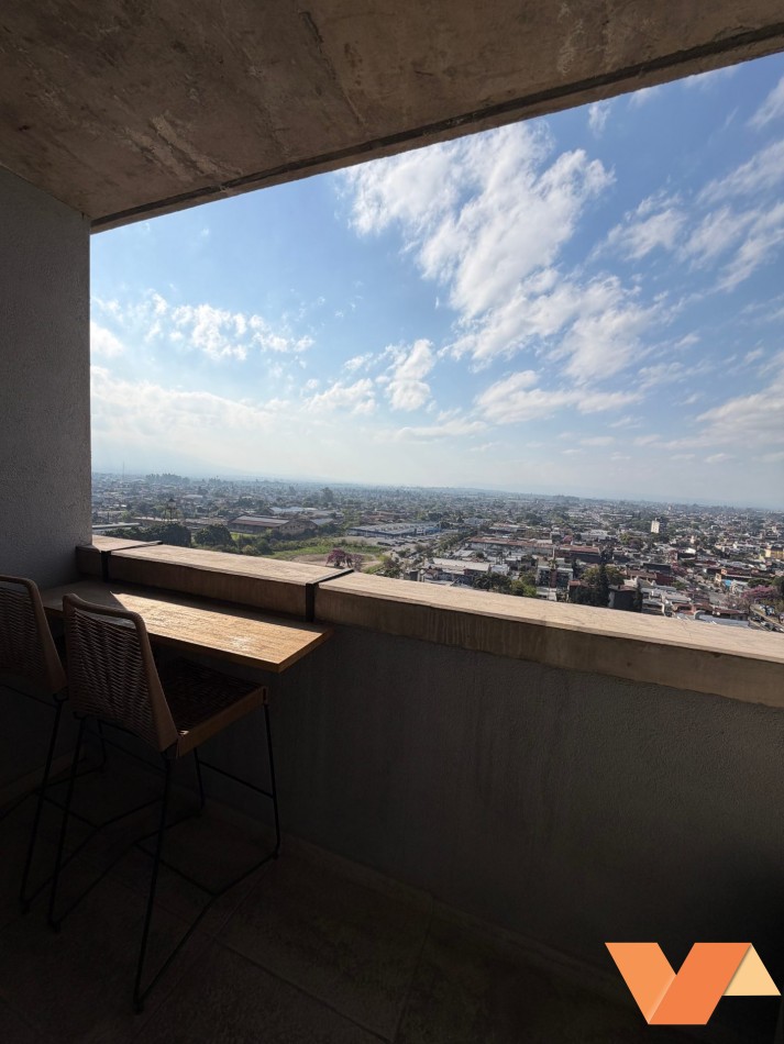 Monoambiente amoblado con increible vista - Santa fe al 900