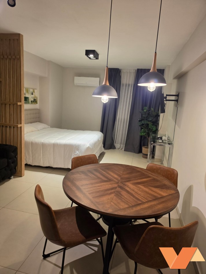 Alquiler de monoambiente amoblado con pileta y terraza panoramica | Av. Mate de Luna